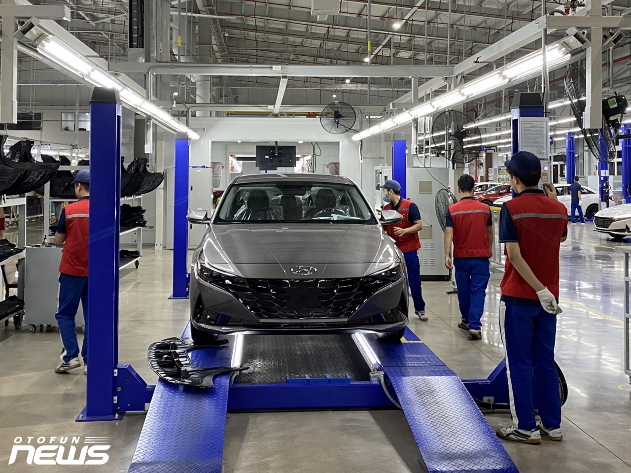 Các công đoạn lắp ráp xe Hyundai tại Việt Nam