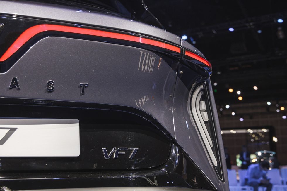 Cận cảnh nội thất VinFast VF7 tại Los Angeles Auto Show 2022
