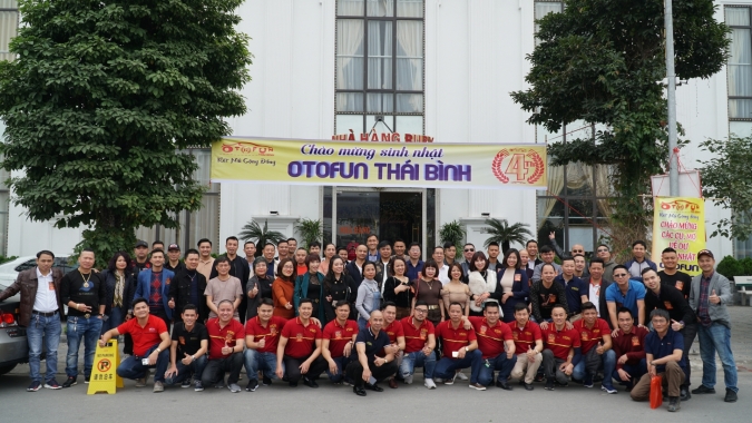 OtoFun Thái Bình kỷ niệm 4 năm thành lập