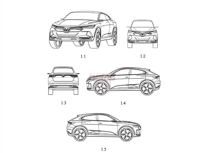 VinFast đăng kí bảo hộ kiểu dáng công nghiệp đối với 11 mẫu xe mới
