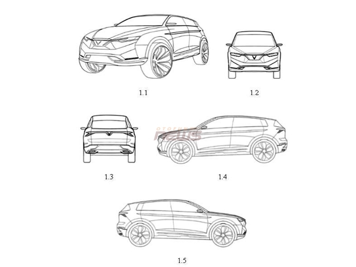 VinFast đăng kí bảo hộ kiểu dáng công nghiệp đối với 11 mẫu xe mới