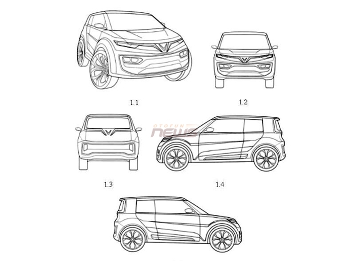 VinFast đăng kí bảo hộ kiểu dáng công nghiệp đối với 11 mẫu xe mới
