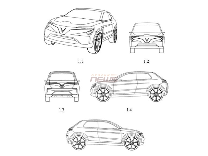 VinFast đăng kí bảo hộ kiểu dáng công nghiệp đối với 11 mẫu xe mới