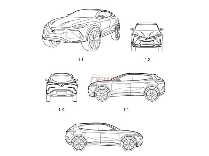 VinFast đăng kí bảo hộ kiểu dáng công nghiệp đối với 11 mẫu xe mới