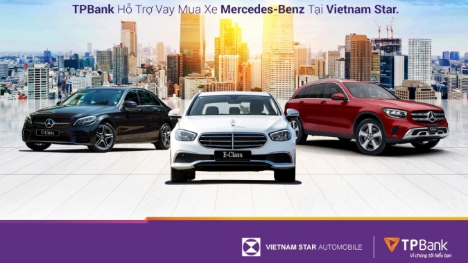 Sở hữu ngay xe Mercedes- Benz chỉ từ 5 triệu đồng/tháng cùng TPBank và Vietnam Star