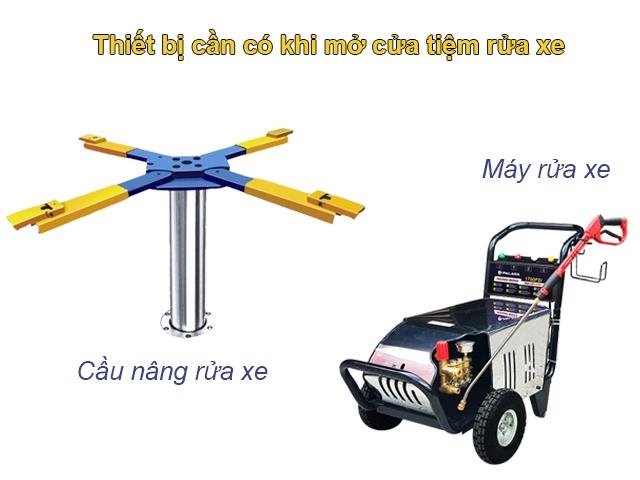 tu van chon mua may rua xe cau nang tot gia re cho tiem rua xe