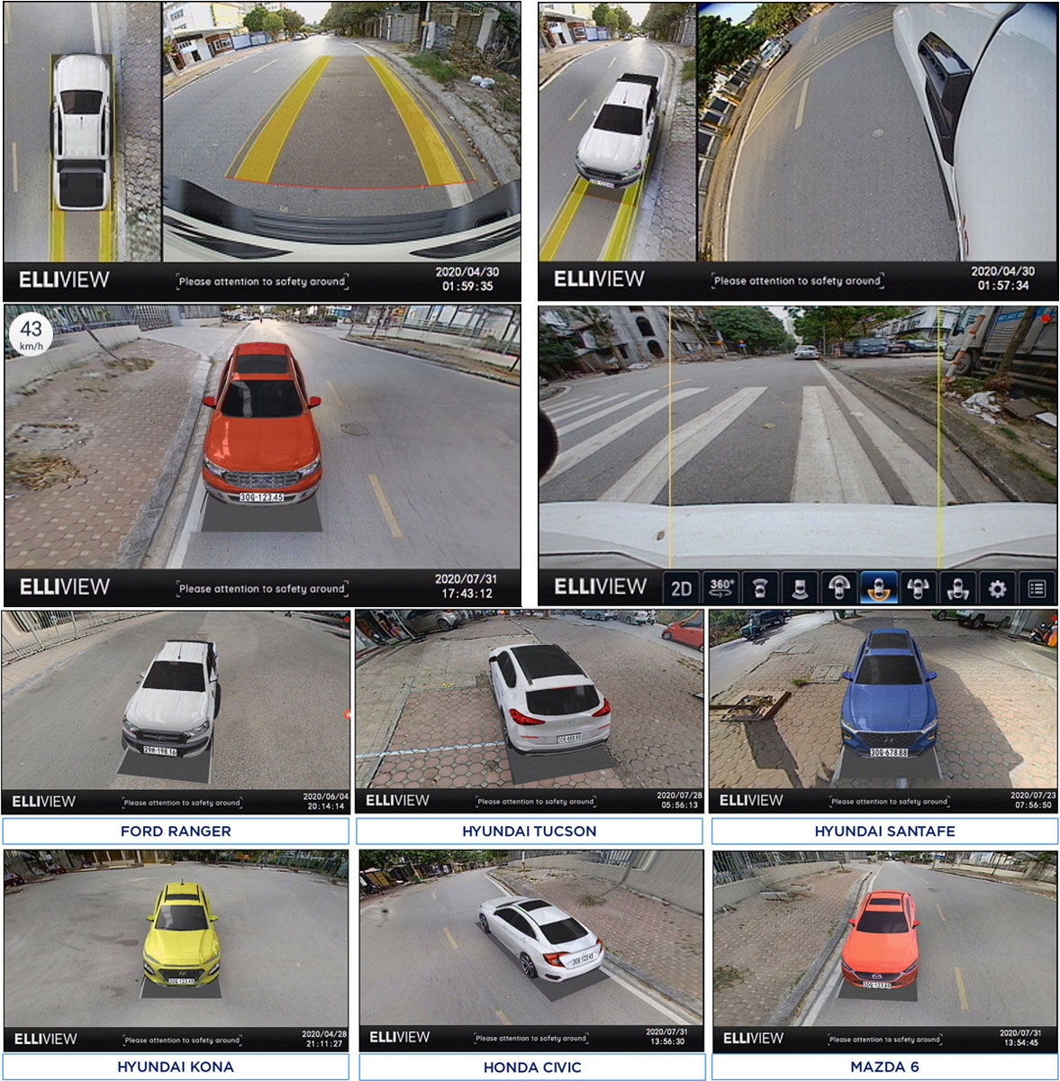Lắp Camera 360 độ ô tô loại nào tốt nhất?