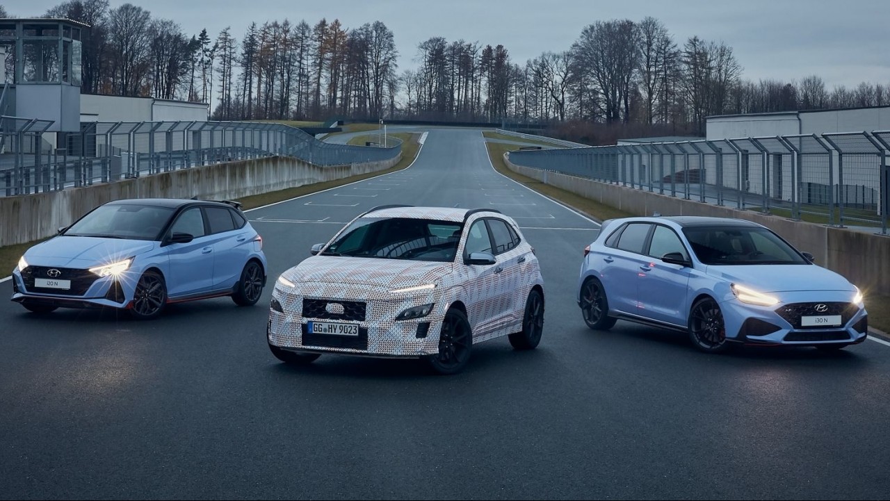 Lộ diện Hyundai Kona hiệu năng cao, công suất 246 mã lực