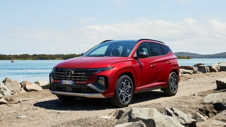 Hyundai Tucson 2023 được trang bị gói công nghệ Bluelink