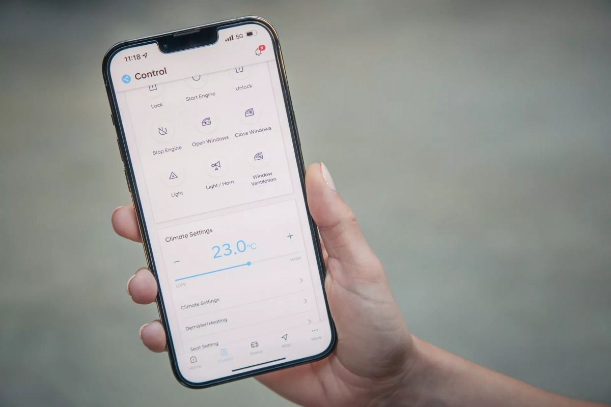 Hyundai Tucson 2023 được trang bị gói công nghệ Bluelink