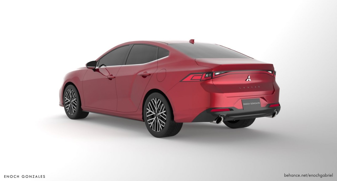 Đây là thiết kế Mitsubishi Lancer 2023 sau khi được hồi sinh