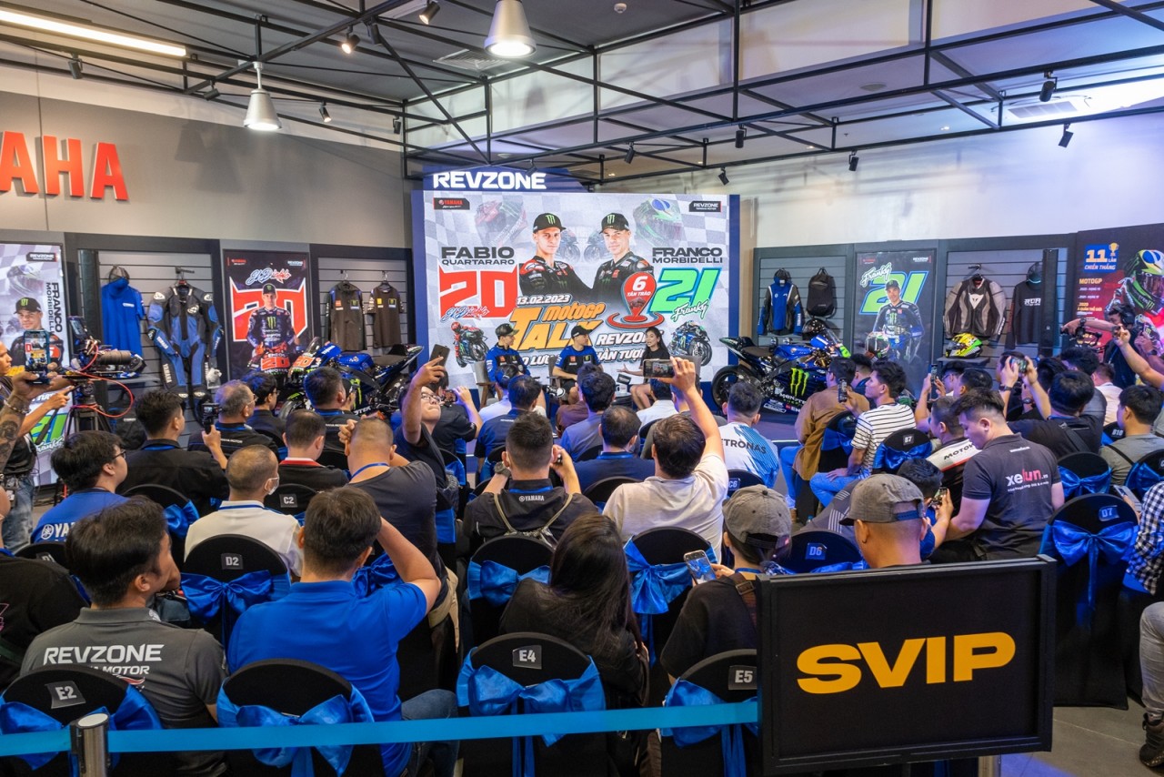 Hai nhà vô địch MotoGP đội đua Yamaha đến giao lưu tại Việt Nam