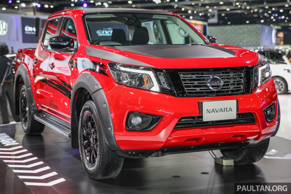 nissan ra mat navara black edition tai trien lam bangkok 2017