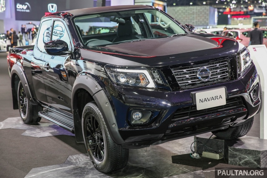 nissan ra mat navara black edition tai trien lam bangkok 2017