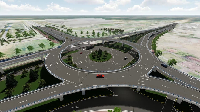 600 ty dong xay cau vuot 2 tang noi cao toc da nang quang ngai