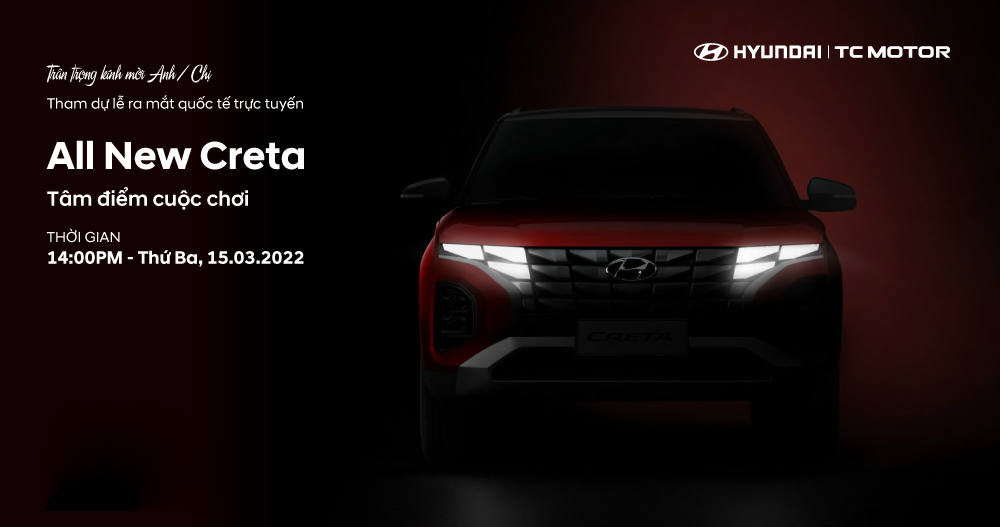 Hyundai Creta sẽ ra mắt vào ngày 15/3