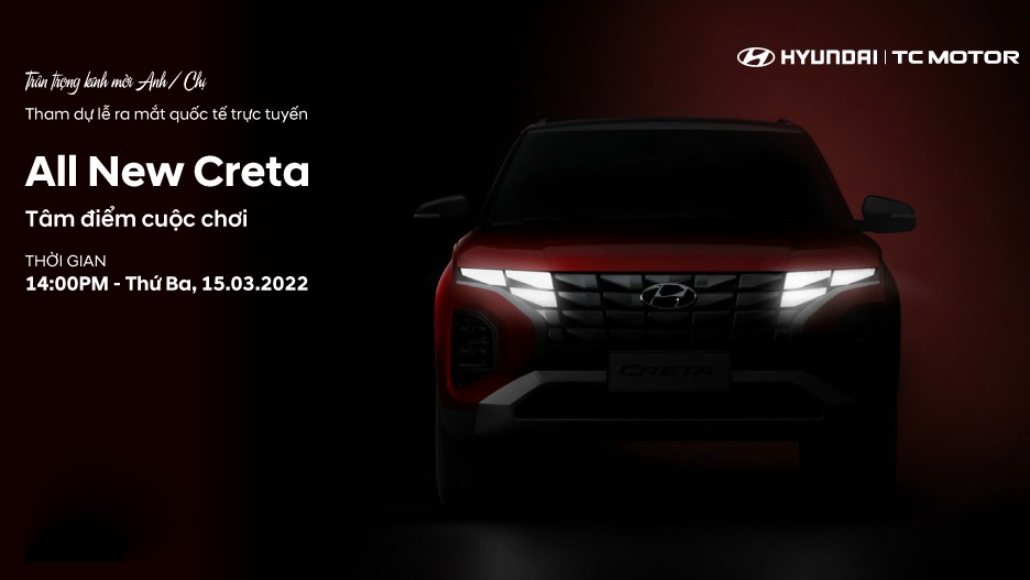 Hyundai Creta sẽ ra mắt vào ngày 15/3