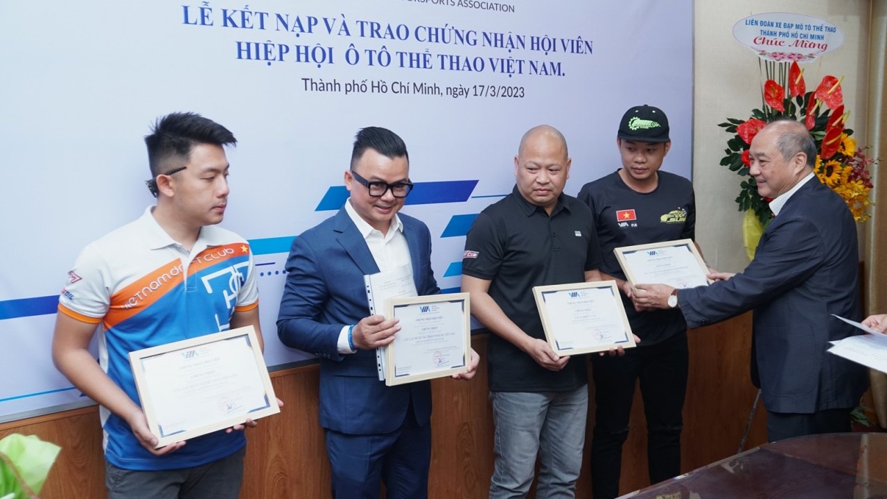 Hiệp hội Ô tô Thể thao Việt Nam kết nạp thêm 4 hội viên tập thể mới