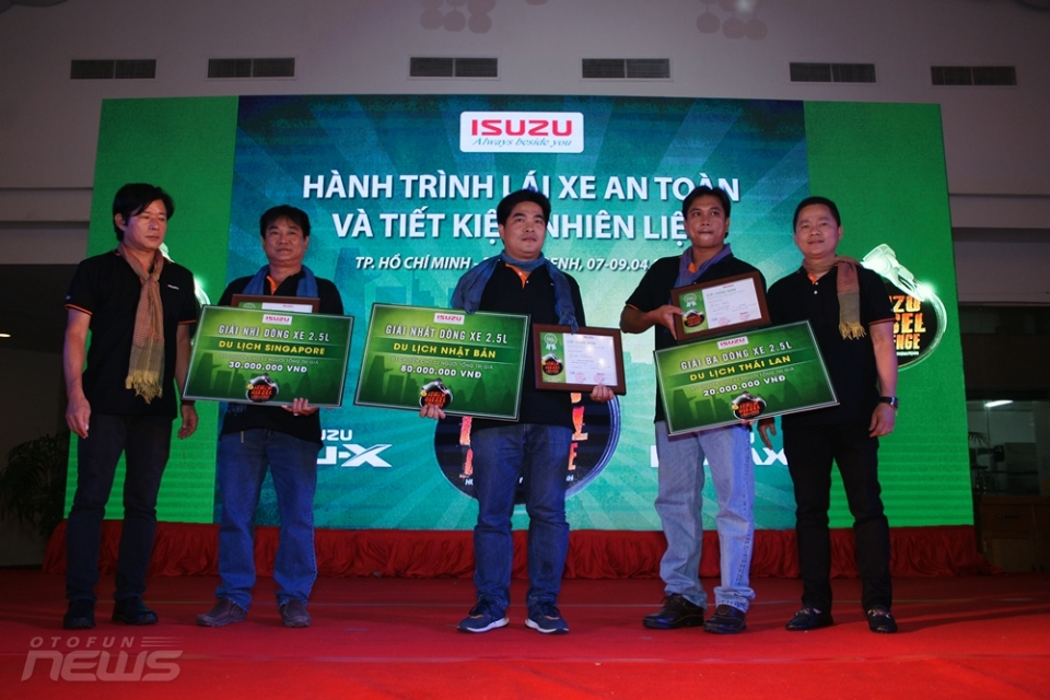 isuzu diesel challenge 2017 d max tieu hao 281l243 km