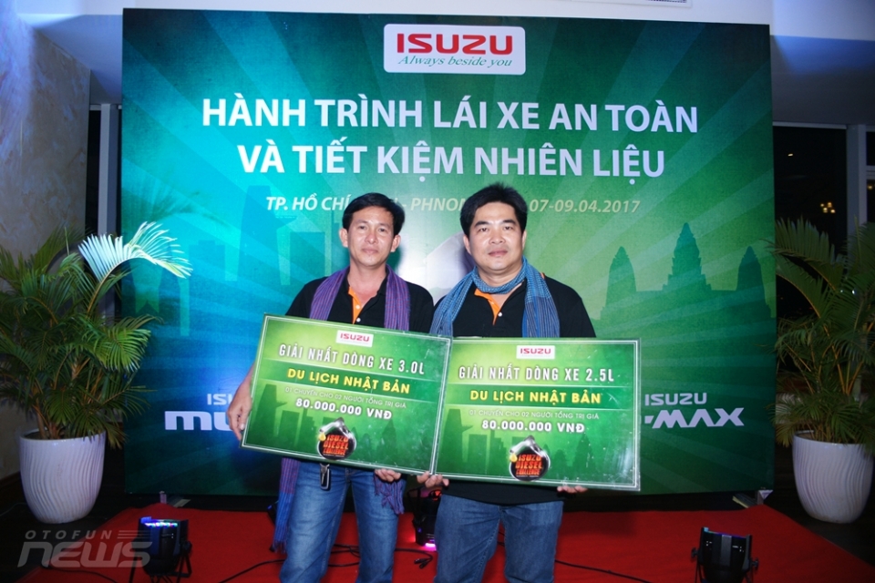 isuzu diesel challenge 2017 d max tieu hao 281l243 km
