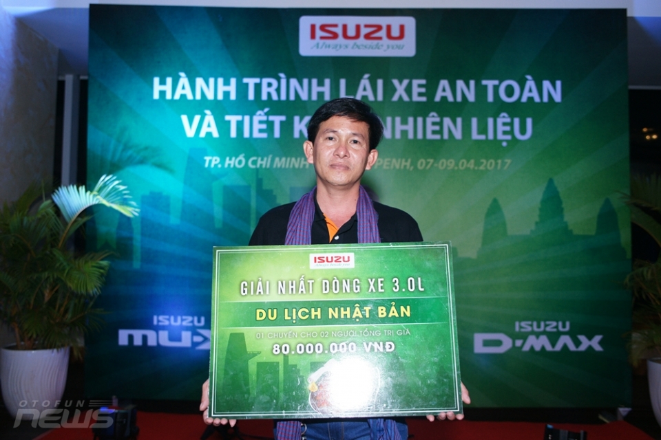 isuzu diesel challenge 2017 d max tieu hao 281l243 km