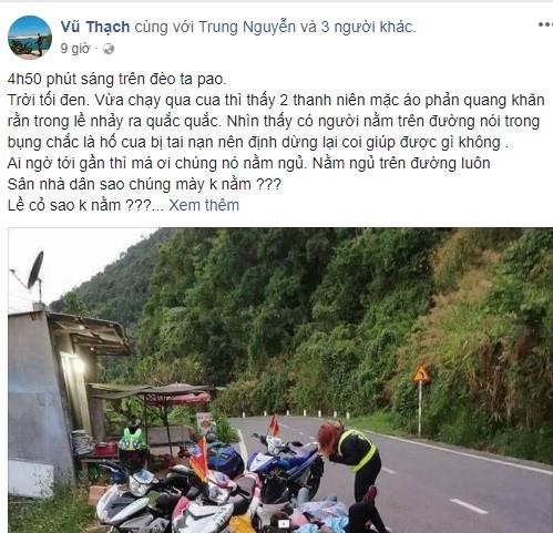 nhom phuot trai bat ngu ven deo dung chet vi thieu hieu biet