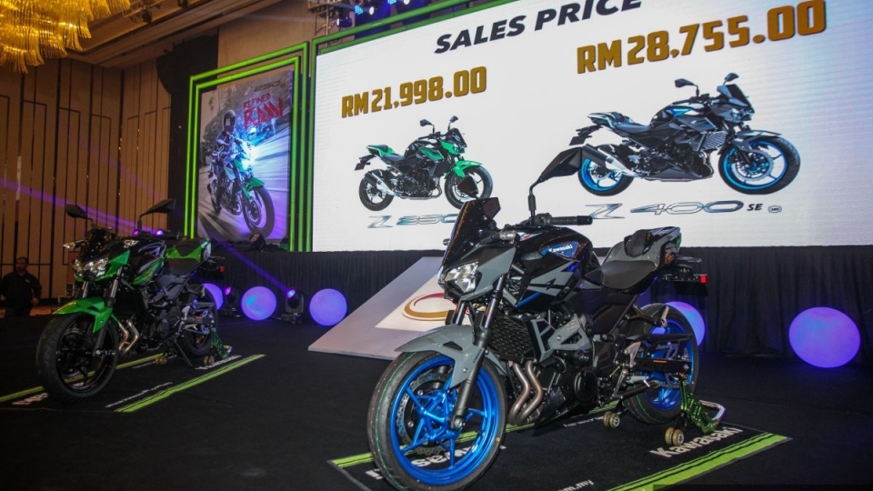 Bộ đôi Kawasaki Z400 SE ABS và Z250 ABS 2019 ra mắt