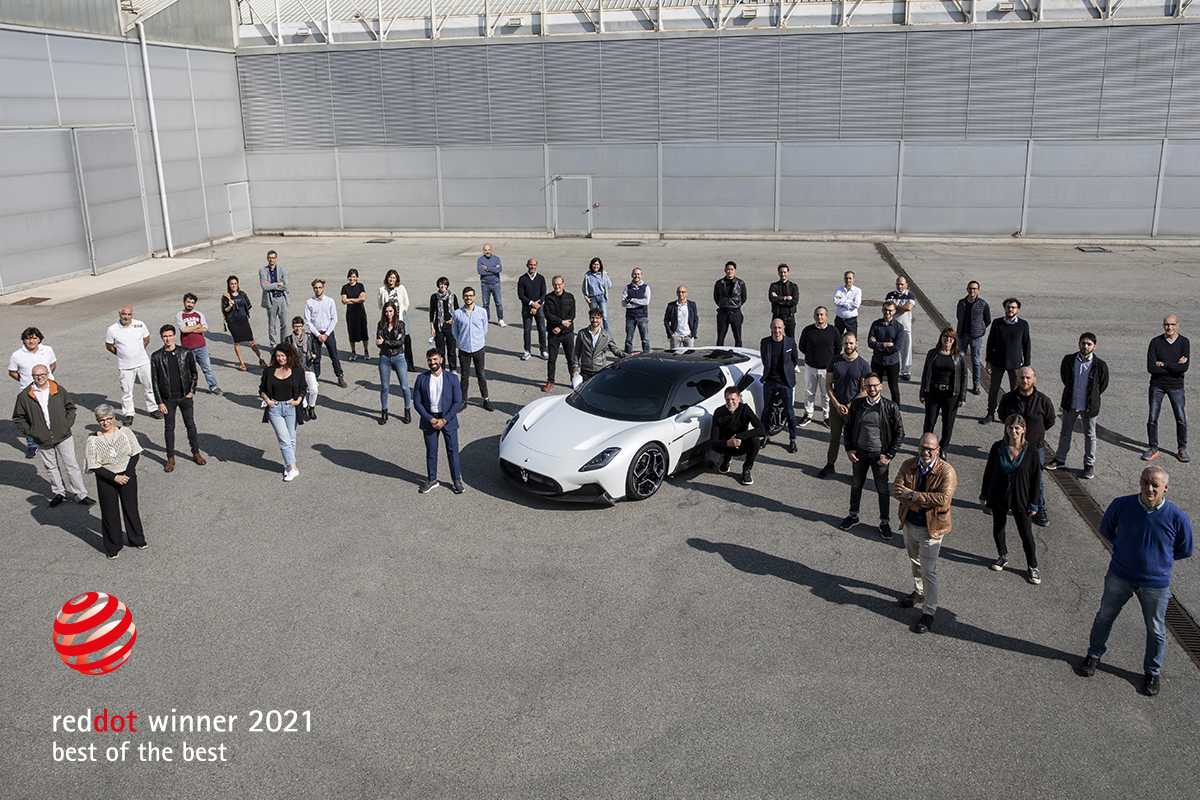 Maserati MC20 chiến thắng giải “Best of the Best” ở hạng mục Thiết kế sản phẩm 2021