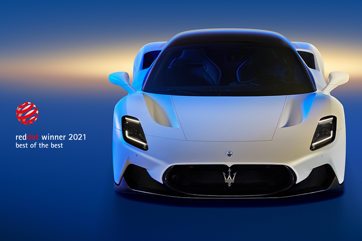 Maserati MC20 chiến thắng giải “Best of the Best” ở hạng mục Thiết kế sản phẩm 2021
