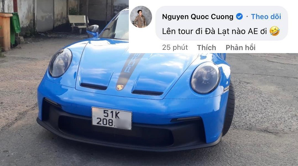 Porsche 911 GT3 của “Cường đô la” ra biển trắng