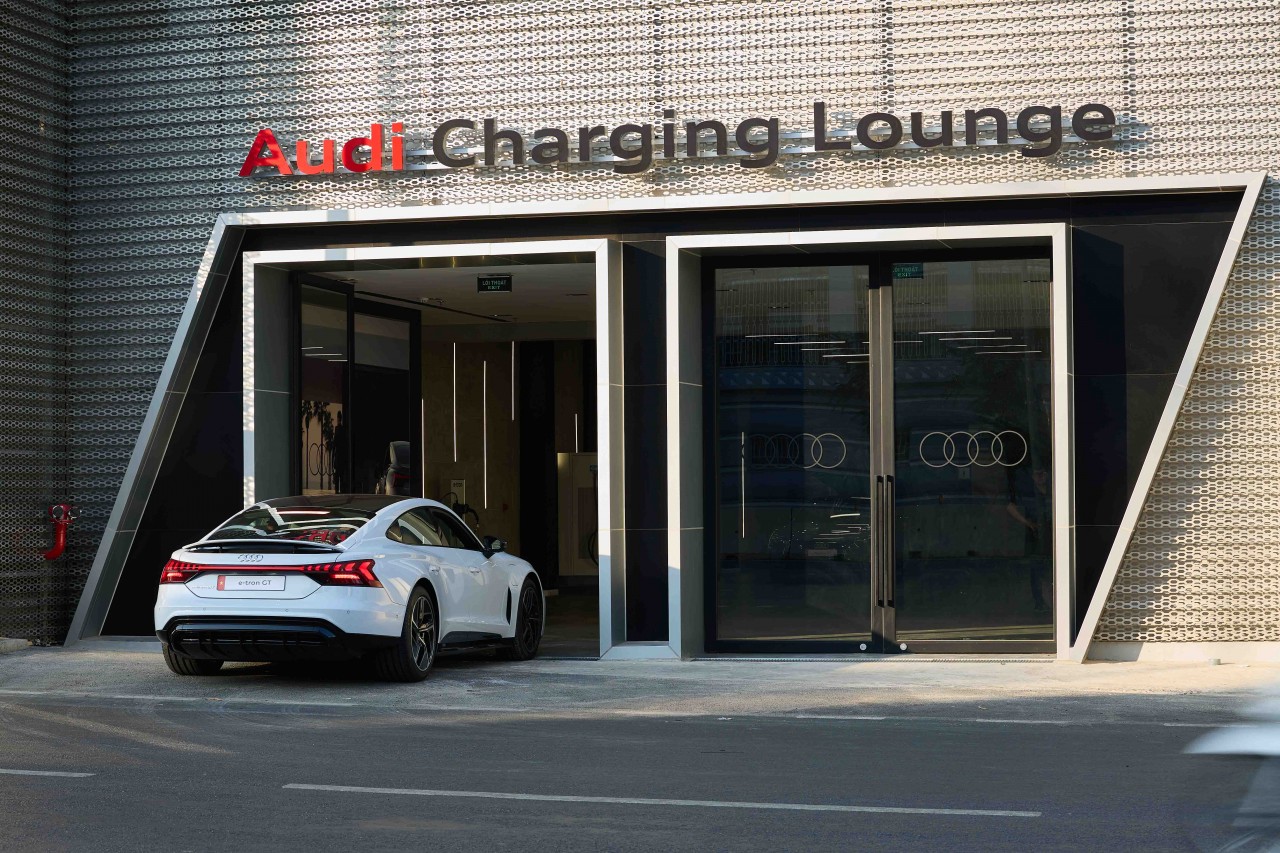 Phòng chờ dành cho người dùng xe điện Audi tại Việt Nam đi vào hoạt động