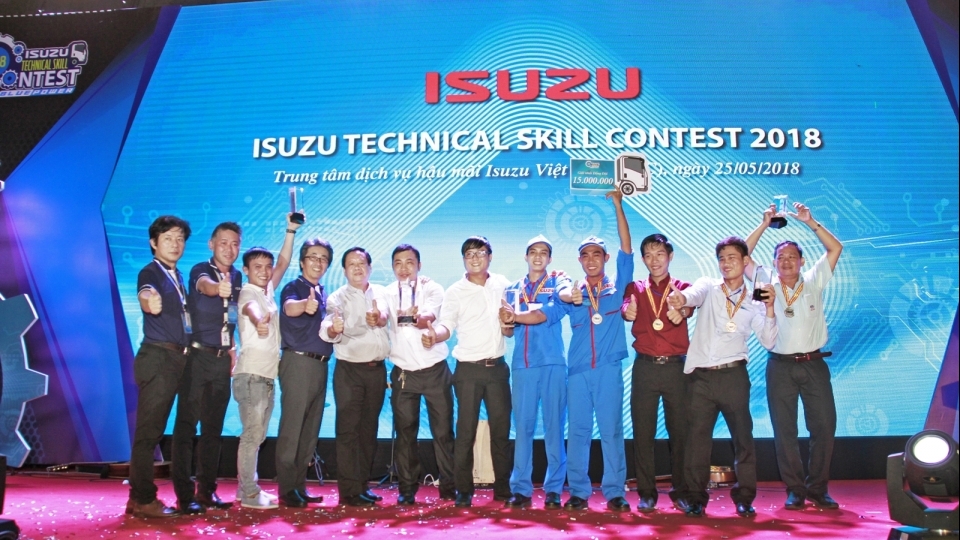 Isuzu Việt Nam tổ chức Hội thi tay nghề Kỹ thuật viên lần thứ 15