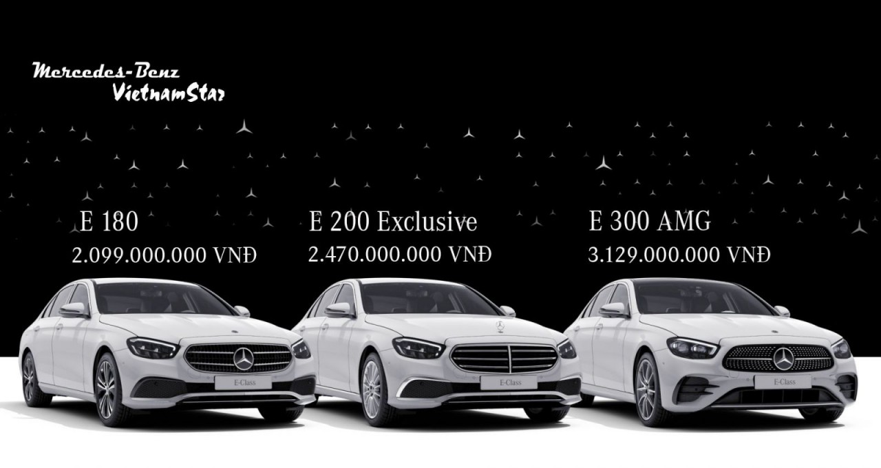 Mercedes-Benz E-Class 2022 tăng giá bán lên tới 180 triệu đồng