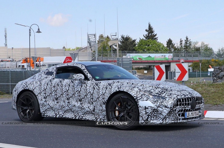 Bắt gặp Mercedes-AMG GT 2023 trên đường thử