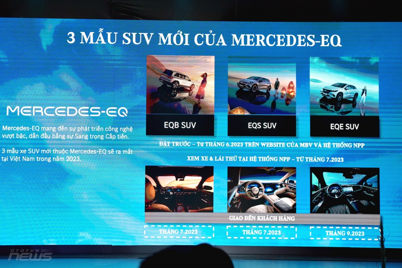 Mercedes-Benz mang thêm 3 mẫu xe điện về Việt Nam trong năm 2023