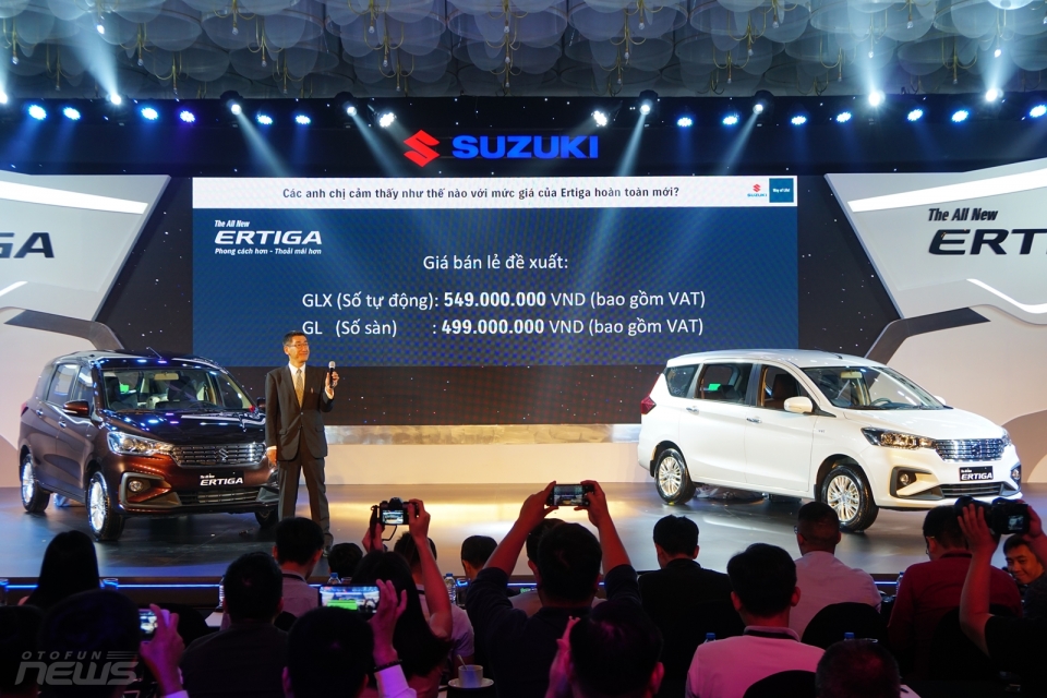 suzuki ertiga 2019 chao san viet nam voi gia 499 trieu dong