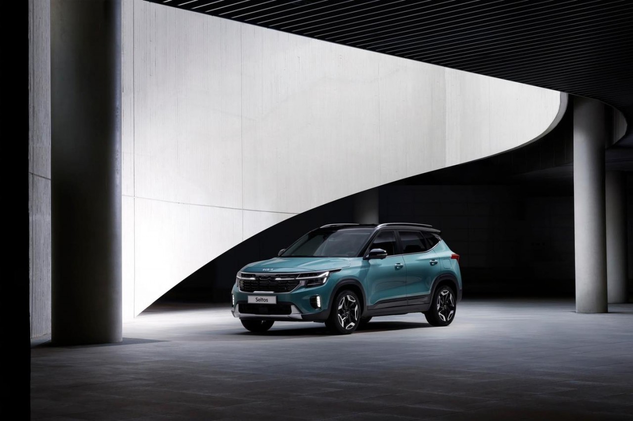 Kia Seltos 2023 lộ diện tại Hàn Quốc