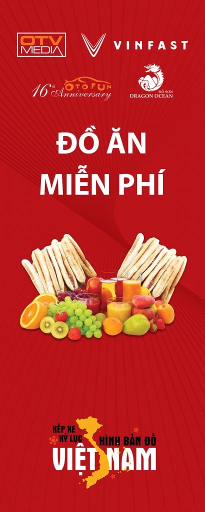 Sổ tay sự kiện Xếp xe kỷ lục hình bản đồ Việt Nam