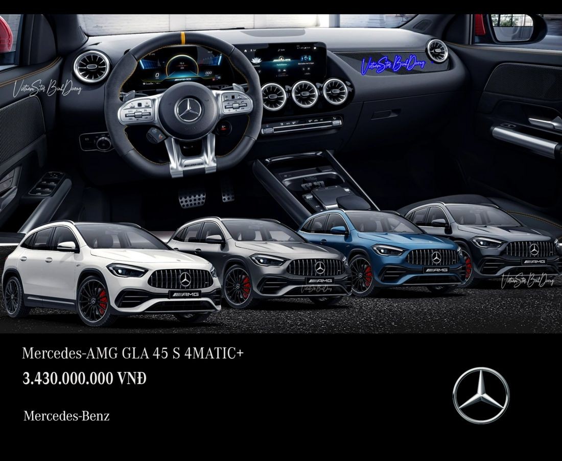 Mercedes-AMG GLA 45 S 4Matic sắp được bán tại Việt Nam với giá hơn 3,4 tỷ