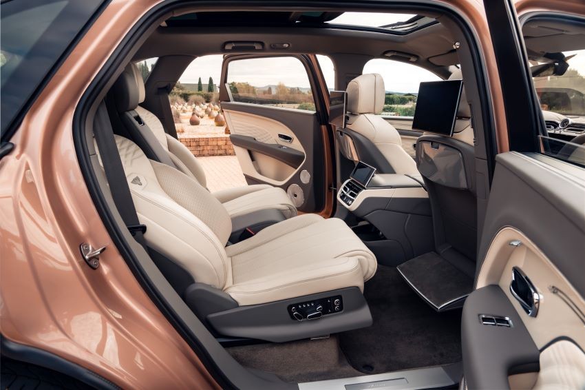 Bentley Bentayga EWB có thêm tùy chọn ghế Airline Seat hạng thương gia