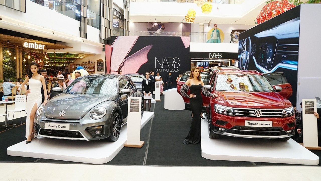 Volkswagen mang dàn xe đến TTTM Takashimaya