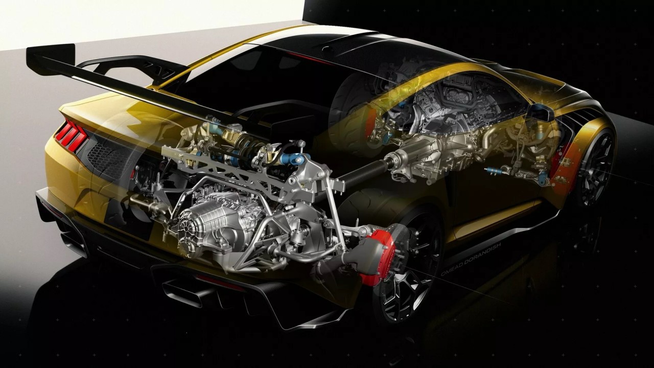 Chi tiết Ford Mustang GTD 2025 công suất 800 mã lực
