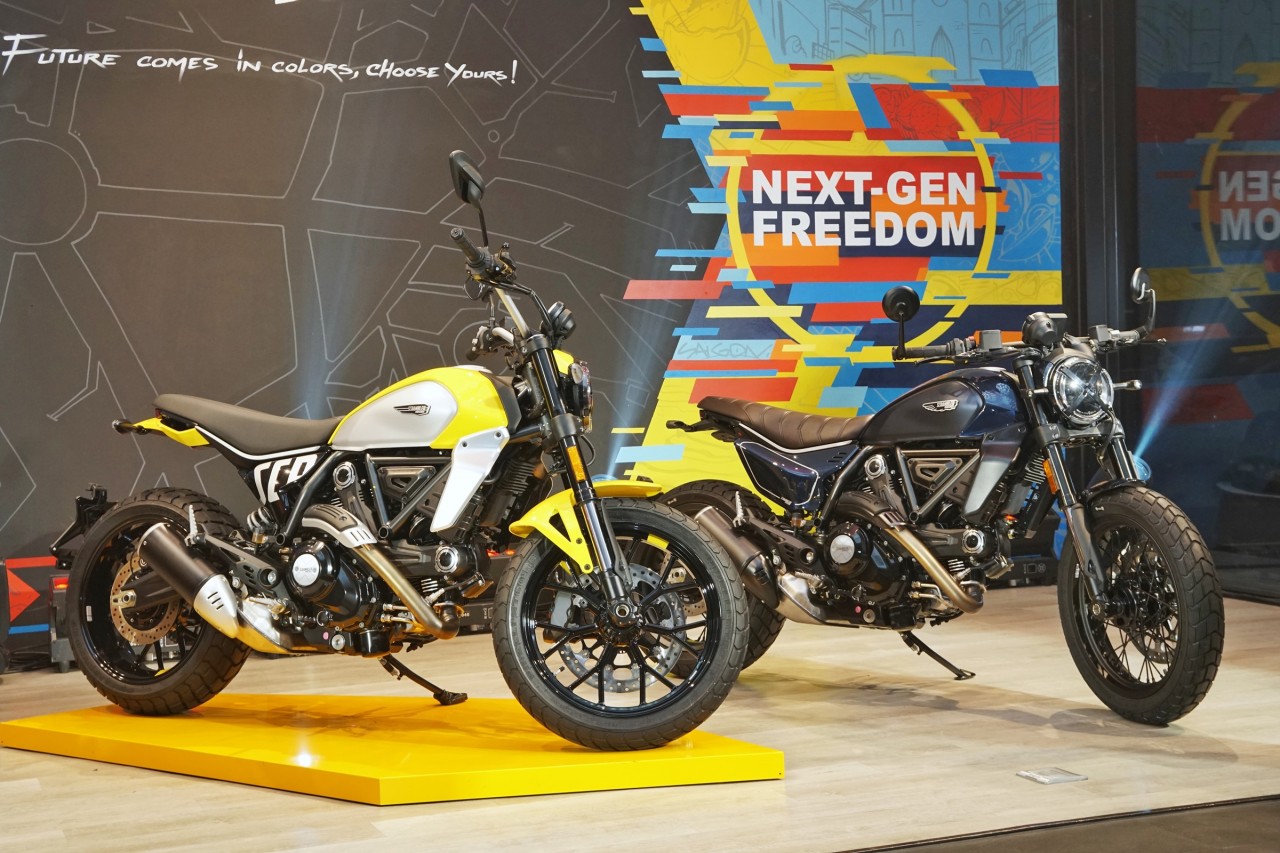 Ducati Scrambler 2023 ra mắt biker Sài Gòn với ba phiên bản