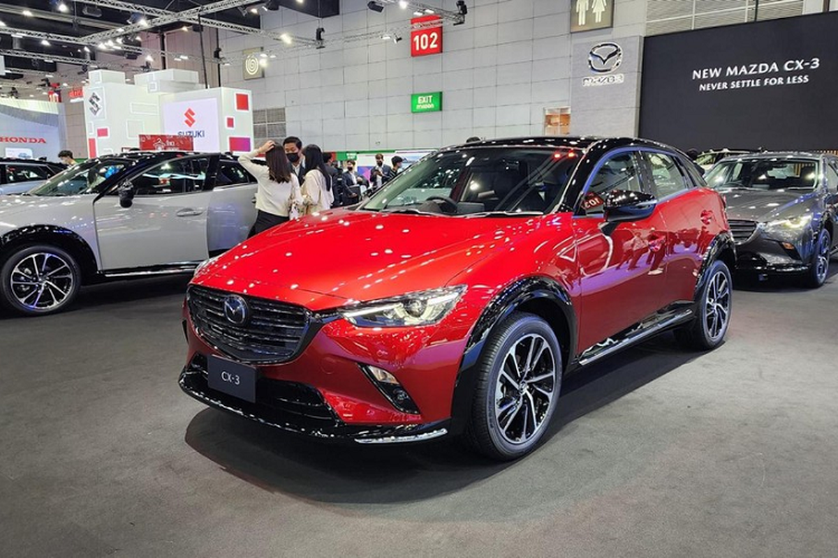 Cận cảnh Mazda CX-3 2024 ra mắt tại Thái Lan, sắp về Việt Nam