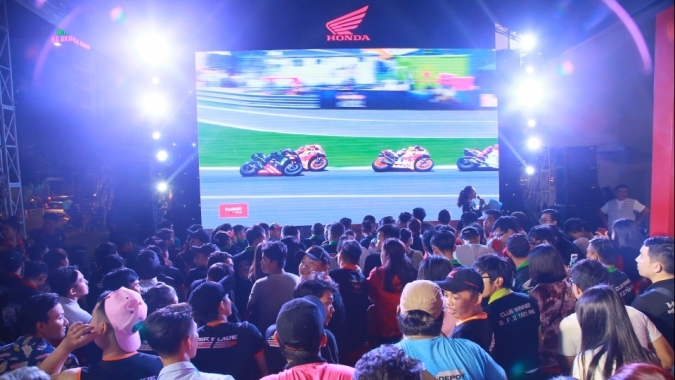 Honda phát sóng trực tiếp giải đua MotoGP tại thành phố Đà Nẵng