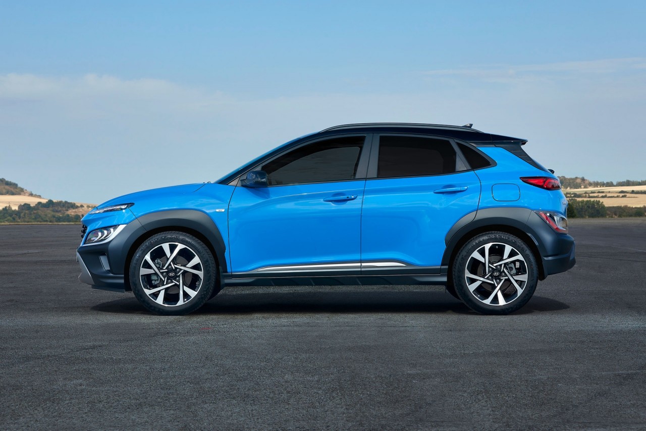 hyundai kona 2021 chinh thuc lo dien