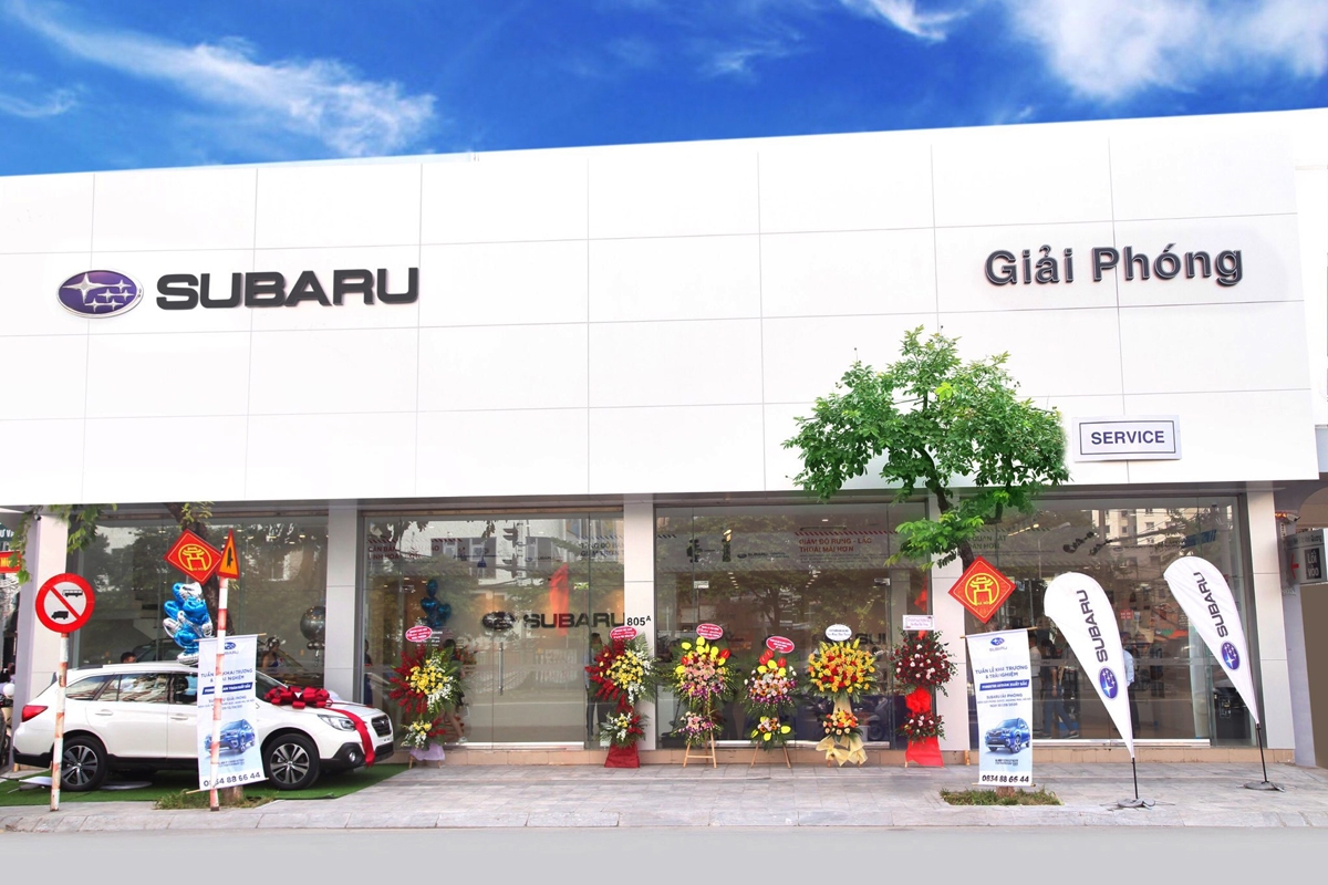 them mot showroom subaru tai ha noi di vao hoat dong