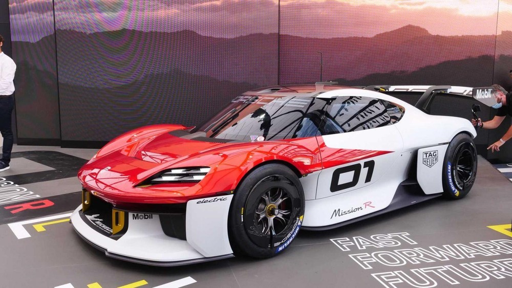 Porsche Mission R trình làng xe đua chạy điện, công suất 1.000 mã lực
