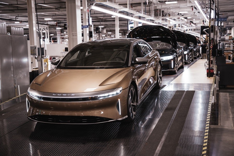 Xe điện Lucid Air mạnh 1.000 mã lực chính thức xuất xưởng
