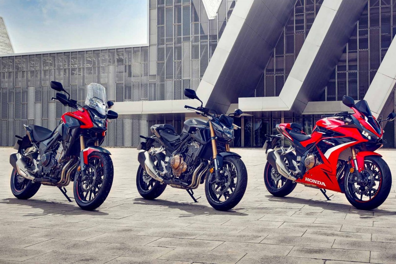 Giá xe mô tô Honda 500cc CB500X CBR500R và CB500F đời 2023 tăng giá